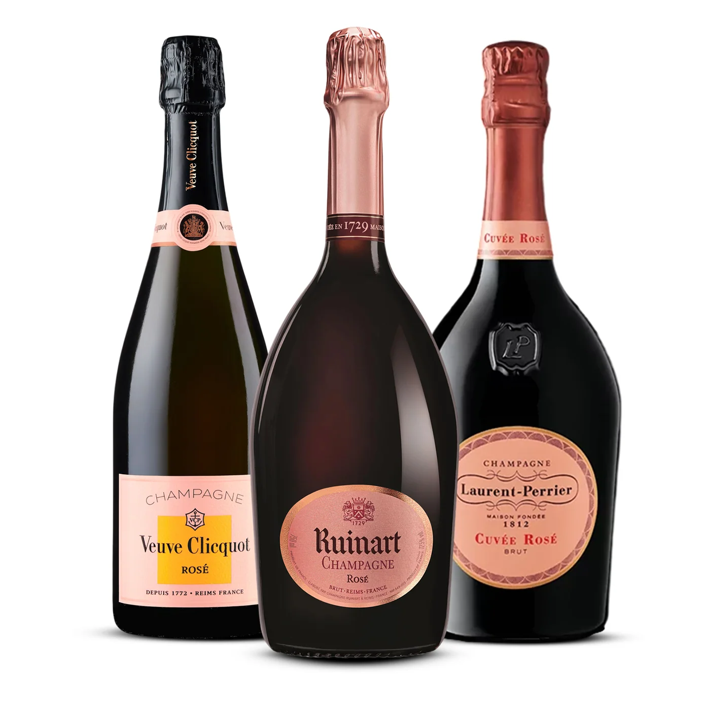 Emblematic Rosé Champagne Trio — France Selection