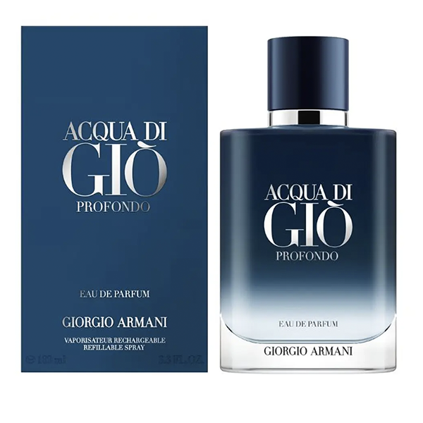 3 Perfume Set: Giorgio Armani Acqua di Giò, Acqua di Giò Profondo & Versace Eros