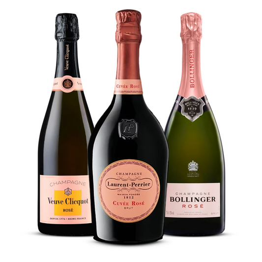 Iconic Rosé Champagne Trio — UK Selection