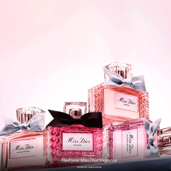 DIOR
                            
                                                                                                                    MISS DIOR ESSENCE
Perfume Essence - Candied, Floral and Woody Notes